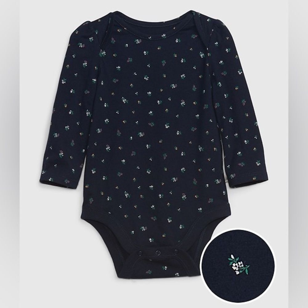 Baby Gap Girls 100% Organic Cotton Mix & Match Printed Bodysuit. 18-24 Months.